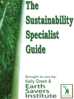 cover image of Sustainability Specialist Guide